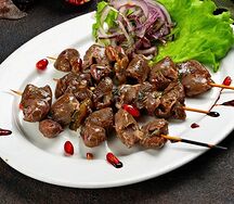 Brochette de gésiers 