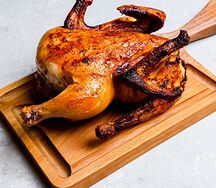 Poulet flambé 