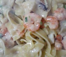 Tagliatelles aux fruits de mer