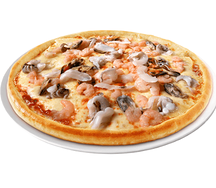 Pizza aux fruits de mer