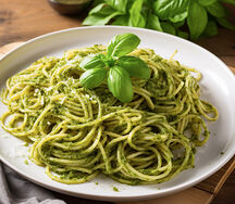 Spaghetti pesto