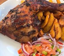 Poulet braisé, citron & gingembre