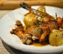 Demi pintade fermière