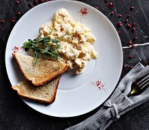 Скрэмбл с сыром