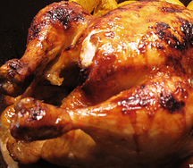 Poulet au four