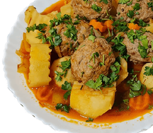 Ragout de pomme de terre à la boulette