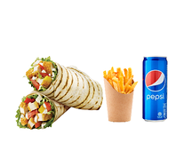 2 Sandwich chawarma mixte ו frites ו boisson