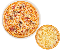 Grande pizza margarita ו Petite margarita