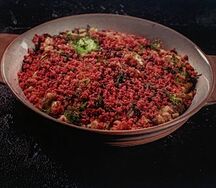 Перловая каша с копчёной дичью
