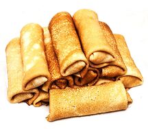 Блинчики с картофельным пюре