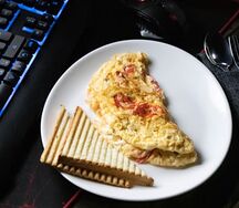 Омлет с овощами