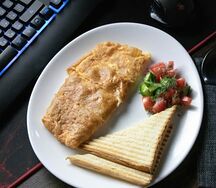 Омлет с сыром