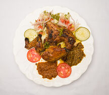Poulet braisé