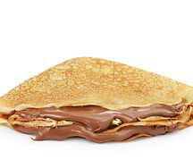 Crêpe au Nutella et glace