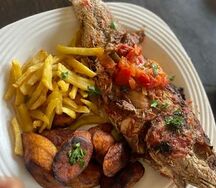 Alloco, frites, poisson