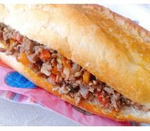Pain au poisson haché