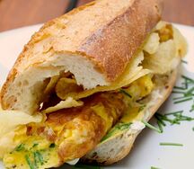 Sandwich avec omelette