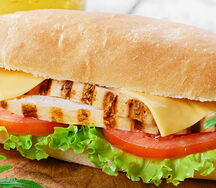 Sandwich de poulet au fromage