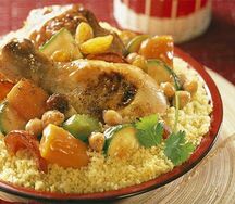 Couscous à la sauce légumes au poulet