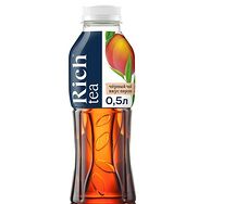 Чай черный Rich tea Персик 0,5