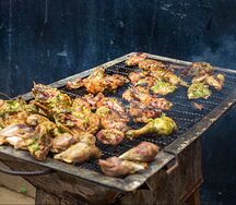 Poulet braisé