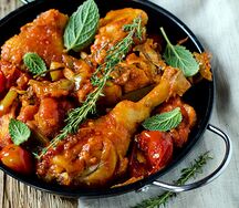 Poulet sauté demi