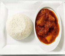 Sauce tomate demi poulet riz