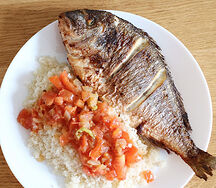 Poisson carpe braisé