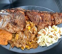 Poisson sosso grillé