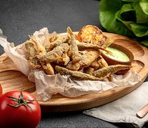 Барабуля фри в кукурузной панировке