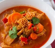 Soupe de tripes de bœuf