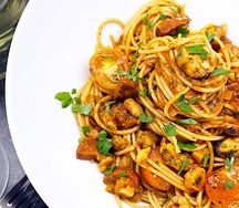 Spaghetti aux fruits de mer