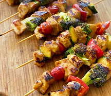 Brochettes de poulet