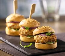 Mini burger poulet