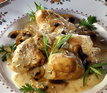 Lapin à la moutarde