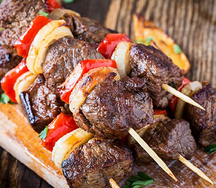 Brochettes de filets de bœuf