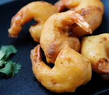 Beignets aux crevettes