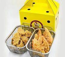 Рыбные стрипсы с куриными стрипсами