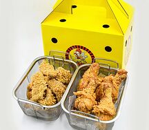 Рыбные стрипсы с куриными ножками