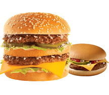 Cheese & big mac