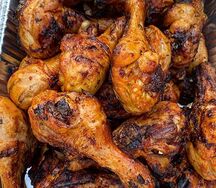 Poulet braisé sauce bbq 
