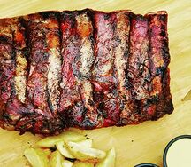 2 portions ribs de bœuf fumé