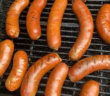 2 saucisses de bœuf fumé