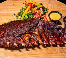 1/2 portion ribs de porc fumé