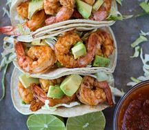 Tacos de camarones
