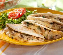 Quesadilla de champinones