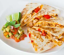 Quesadilla de camarones