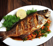 Poissons braisés