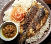 Attiéké poisson