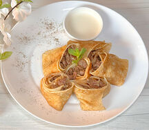 Блинчики с мясом